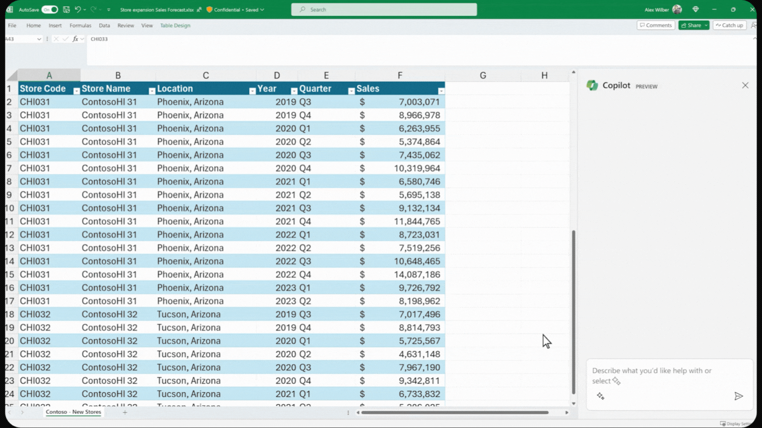 Copilot no Excel